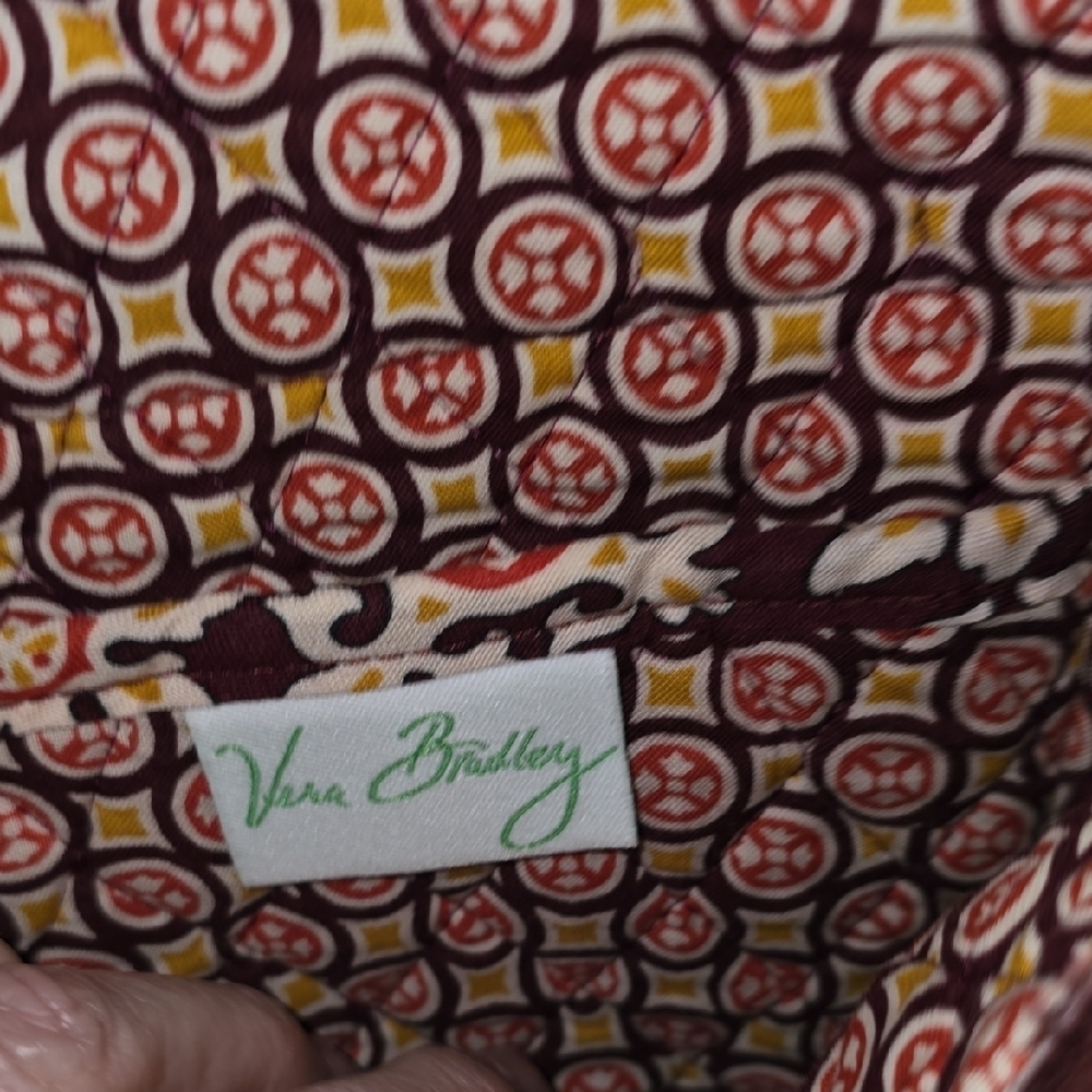 Vera Bradley Red and Pink Quilted Tote Bag - Picture 11 of 11